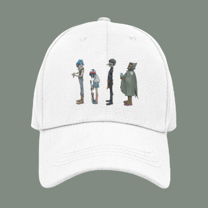 Gorillaz шапка със закопчалка и козирка - метъл