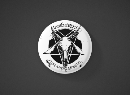 Lamb of God Метална значка бадж