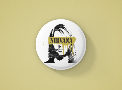 Nirvana Метална значка бадж