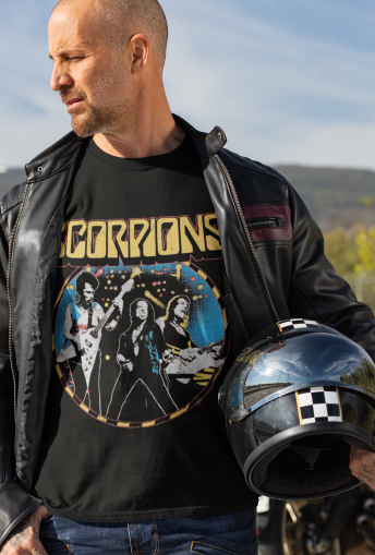 мъжка тениска scorpions