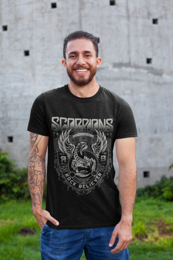 мъжка тениска scorpions