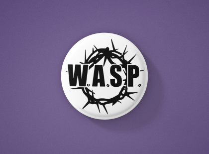 Wasp Метална значка бадж