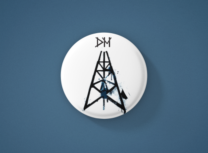 Depeche Mode Метална значка бадж