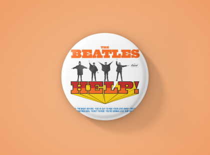 The Beatles Метална значка бадж