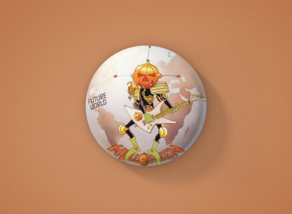 Helloween Метална значка бадж