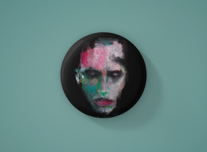 Marilyn Manson Метална значка бадж