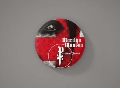 Marilyn Manson Метална значка бадж
