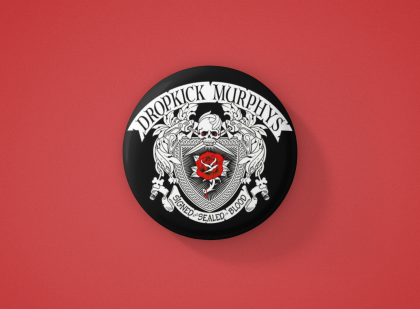 Dropkick Murphys метална значка бадж