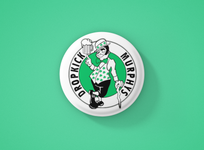 Dropkick Murphys метална значка бадж