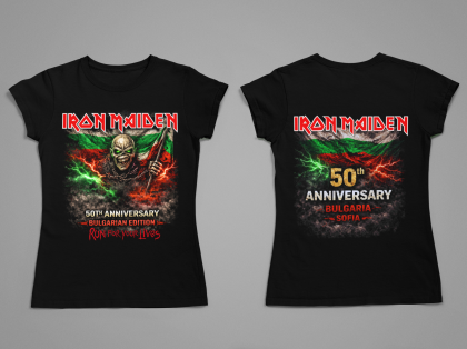 дамска тениска  Iron Maiden - концерт