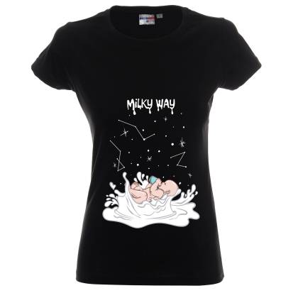 Тениска за бременни Milky way - Млечен път