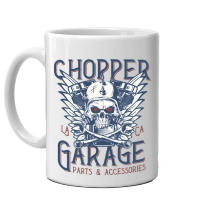 Мото чаша за кафе - Chopper Garage