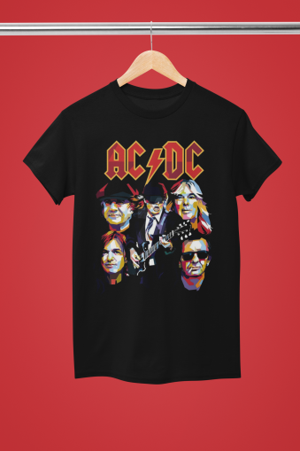 AC DC - Rock band Tениска 