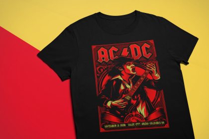 Tениска AC DC - Ангъс Йънг