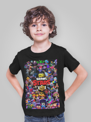 Детска тениска Brawl Stars играчи