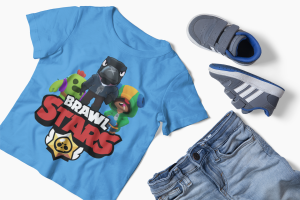 Детска тениска Brawl Stars лого 2