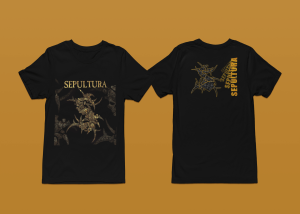Мъжка тениска Sepultura - F&B Yellow