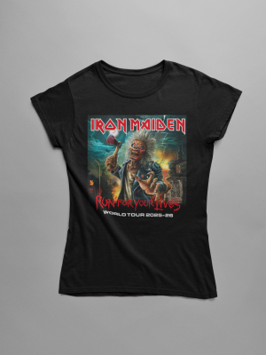 дамска тениска  Iron Maiden - tour 