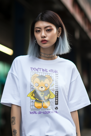 Oversize тениска • Don't be weak