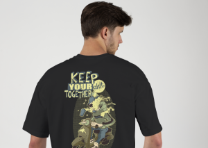 Oversize тениска • Keep your shit together