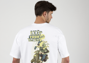 Oversize тениска • Keep your shit together