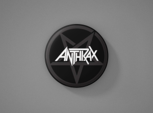 Anthrax Метална значка бадж