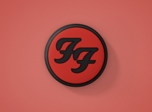 Foo Fighters Метална значка бадж