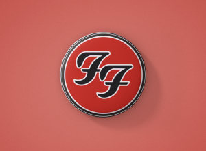 Foo Fighters Метална значка бадж