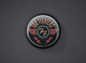 Foo Fighters Метална значка бадж