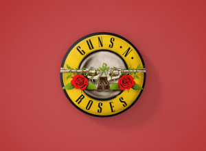 Guns n' Roses Метална значка бадж