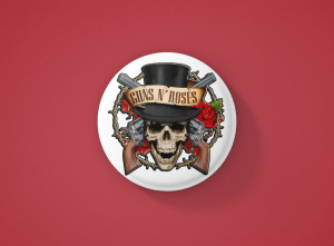 Guns n' Roses Метална значка бадж