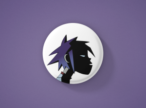 Gorillaz Метална значка бадж