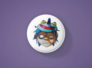 Gorillaz Метална значка бадж