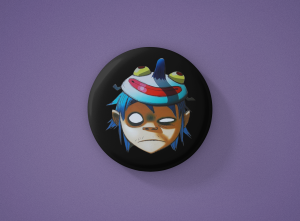 Gorillaz Метална значка бадж