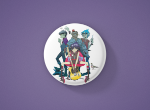Gorillaz Метална значка бадж