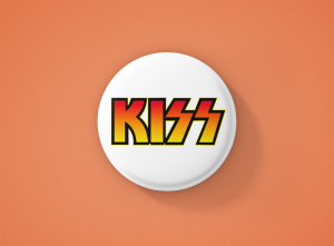 Kiss Метална значка бадж