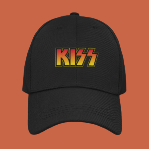 Kiss шапка със закопчалка и козирка - метъл