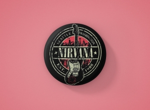Nirvana Метална значка бадж