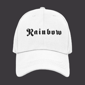 Rainbow шапка със закопчалка и козирка - метъл