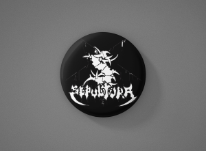 Sepultura Метална значка бадж