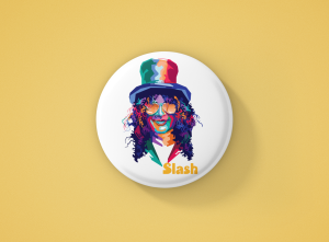 Slash Метална значка бадж