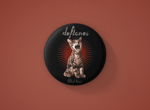 Deftones Метална значка бадж