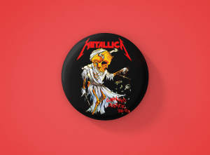 Metallica - значка - Damaged Justice