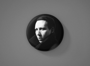 Marilyn Manson Метална значка бадж