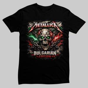 Metallica тениска за Атина концерт