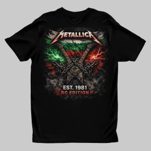 Metallica - тениска Bulgarian edition