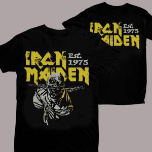 тениска Iron Maiden Vintage yellow