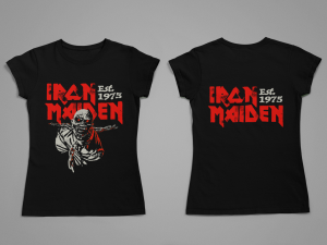 teniska Iron Maiden - 1975 red