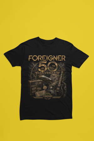 flanelka za koncerta na Foreigner