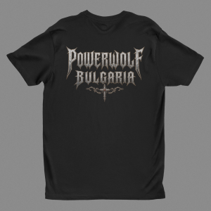 задна част на тениска Powerwolf Bulgaria